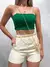 Short Feminino Alfaiataria Calita Ref. 1279 Tamanho:GG;Cor:Marrom