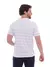 Camisa Polo Listrada Branca com Bolso - comprar online