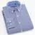 Camisa casual listrada oxford de manga comprida masculina, camisa frontal com bo na internet