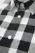 Camisa Masculina Slim Fit ML Flanelada Xadrez Branco Preto - loja online