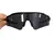 Ciclismo Sol ciclismo, Preto Lente Espelhada, Cinza, Unissex