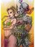 Imagem do Abstrato sexy anime menina dos desenhos animados cartaz pintura em tela mangá p