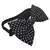 Kit Gravata Borboleta + Lenço de Bolso Poá Preto Algodão - loja online