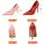 Bigtree sapatos femininos bombas moda sapatos de salto alto preto rosa branco sa