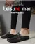 Mules masculinos de couro legítimo, primeira camada, moda verão, casual, inter - Flix Shop