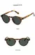 Óculos de sol redondos na moda mulher marca designer óculos de sol feminino vi - loja online