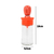 Dispenser De Oleo Azeite Com Escova De Silicone Vidro 180ml Cor:Salmão na internet