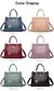Imagem do Novo sac a principal bolsa feminina grande capacidade ombro couro do plutônio t