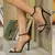 Liyke preto feminino festa stripper sapatos sexy fetiche modernos stiletto verã - loja online