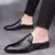 Mules masculinos de couro legítimo, primeira camada, moda verão, casual, inter - comprar online