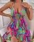 Vestido para mulher 2023 verão sexy profundo v cinta sem mangas moda casual ves - comprar online