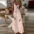 Vestido maxi com estampa de penas chique para todas as estações, 8 cores, casu