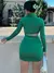 Dulzura sólido manga longa cortar mini vestido para mulheres bodycon sexy stree - comprar online