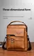 2024 nova marca de luxo dos homens crossbody saco de ombro couro para homens bol - comprar online