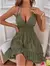 Vestido para mulher 2023 verão sexy profundo v cinta sem mangas moda casual ves - Flix Shop