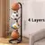 2/3/4/5 camadas rack de armazenamento de basquete indoor crianças bolas colocad