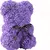 Nova flor artificial eterna rosa urso de pelúcia para a mãe dia das mães aniv - loja online