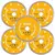 Kit 5 Discos Diamantados Lisos 4.3/8&quot;x20Mm 15000Rpm Kala na internet