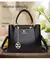 Bolsa tote feminina de couro macio, 3 camadas, grande capacidade, confortável,
