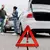 Sinal de triângulo de aviso para carro reflexivo - comprar online