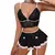 Quente cosplay uniforme sutiã aberto fantasia minissaia pijamas liga conjuntos - Flix Shop