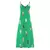 Vestido maxi com estampa de penas chique para todas as estações, 8 cores, casu na internet