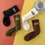 Meias cactus jack para homens, Meias cactus, Meias pretas, 3 pares - Flix Shop
