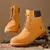 Bota de Tornozelo de Couro Alta - comprar online
