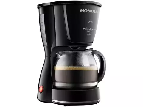 Cafeteira Elétrica Mondial Dolce Arome Preta - 110V