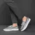 Itália sapatos casuais masculinos verão mocassins de couro sapatos de escritó - comprar online