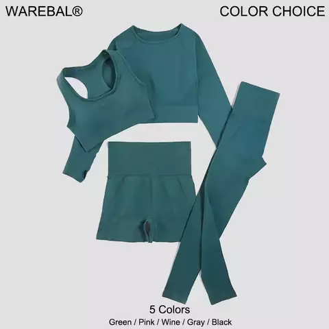 Conjunto de Yoga Sem Costura