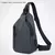 Imagem do Mochila Multifuncional Anti Roubo USB Bolsa de Ombro
