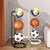 2/3/4/5 camadas rack de armazenamento de basquete indoor crianças bolas colocad