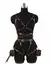 Bondage bodysuit quente sexy lingerie de couro feminino escravo obediência club