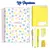Kit Papelaria Tons de Amarelo Cor Amarelo Escolar Neon Pastel - comprar online