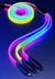 6a cabo de dados de luz colorido de carregamento super rápido um arrasto três na internet