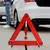 Sinal de triângulo de aviso para carro reflexivo - Flix Shop