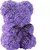 Nova flor artificial eterna rosa urso de pelúcia para a mãe dia das mães aniv - loja online