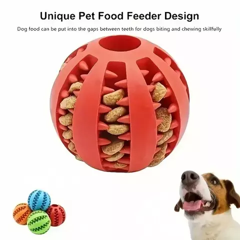 Bola de brinquedo para cães, não tóxica, resistente à mordida