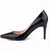 Mulheres bombas ol salto alto sexy 9cm toe stilettos bombas femininas sexy senho - comprar online
