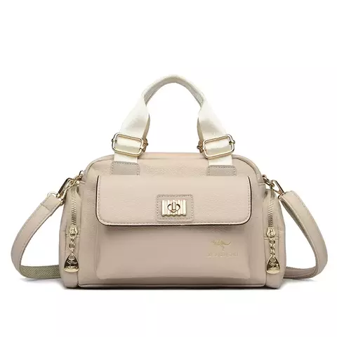 Bolsa de ombro de couro pu de alta qualidade para mulheres bolsa de mão crossbo