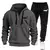 Imagem do 2024 masculino agasalho moletom + moletom duas peças conjunto masculino e femin