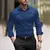 Imagem do Camisa formal masculina cor sólida casamento ao ar livre preto vermelho azul ma