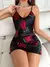 Camisola V Decote Sem Costas Mini Vestido - Flix Shop