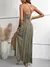 Senhora verão vestido de verão com decote em v vestido de praia vintage sem co - Flix Shop