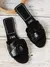 Designer novas sandálias sofisticadas de salto baixo chinelos sexy peep toe sap - comprar online