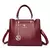 Bolsa tote feminina de couro macio, 3 camadas, grande capacidade, confortável, - Flix Shop