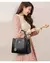 Bolsa tote feminina de couro macio, 3 camadas, grande capacidade, confortável,