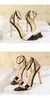 Moda feminina bombas verão sexy maduro fivela cinta plutônio 11cm saltos finos
