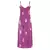 Vestido maxi com estampa de penas chique para todas as estações, 8 cores, casu - loja online